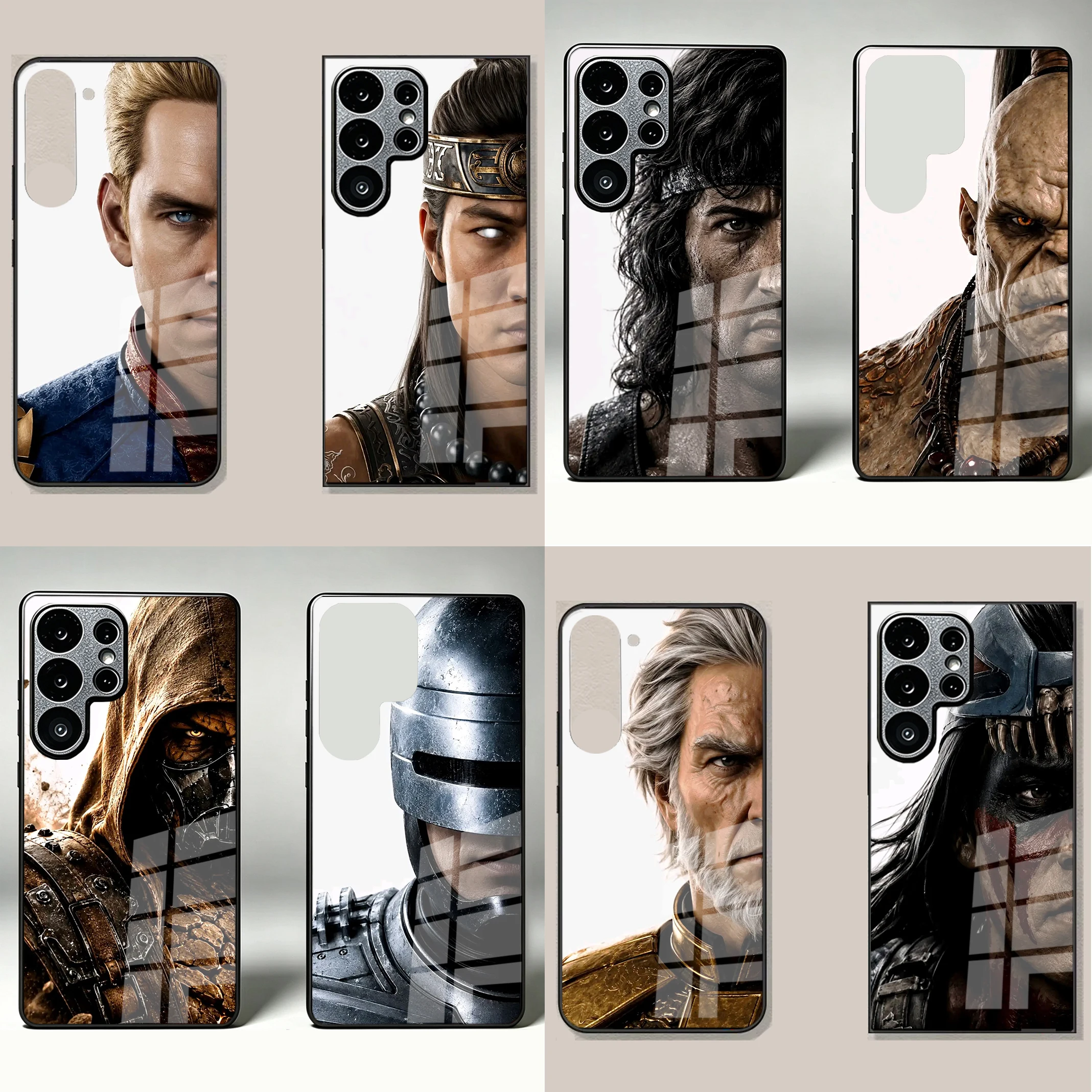 Mortal Kombat Game Character Phone Case For Samsung Galaxy S26 S24 FE S25 EDGE S23 S22 ULTRA S21 S20 PLUS S10 LITE Glass Photo M