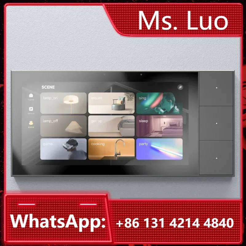 Устройства для умного дома 6-дюймовый многофункциональный сенсорный экран, панель управления, центральный контроллер для интеллектуального переключателя сцен