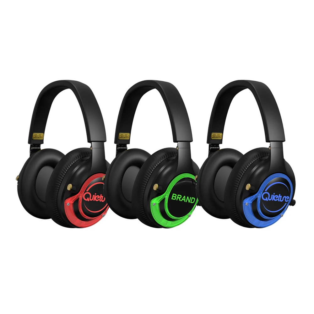 F49 HIFI 500m Control Rang Silent Disco Headphones Fold Headset Hush Silent Disco 3 Channel Stereo Quality Event Headphones