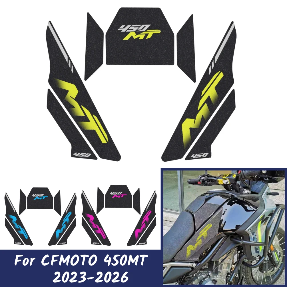 

Наклейки-защита для бака 450MT, защита от царапин для CFMOTO 450 MT 2023 2024 2025 2026, комплект для мотоцикла, наклейки для защиты коленей, аксессуары