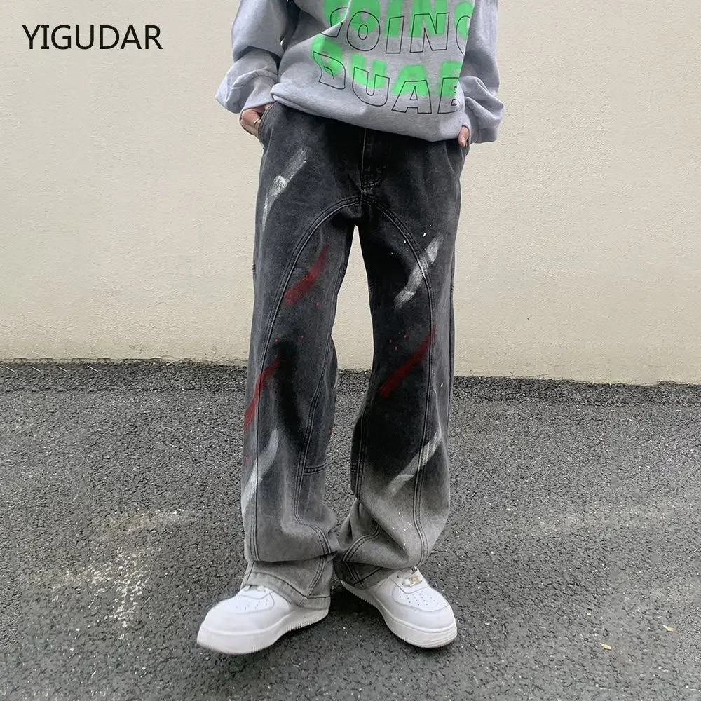

2025 Summer Breathable Business Black Denim Pants Mens jeans Straight Stretch Baggy Classic Men Jeans Pantalones Hombre