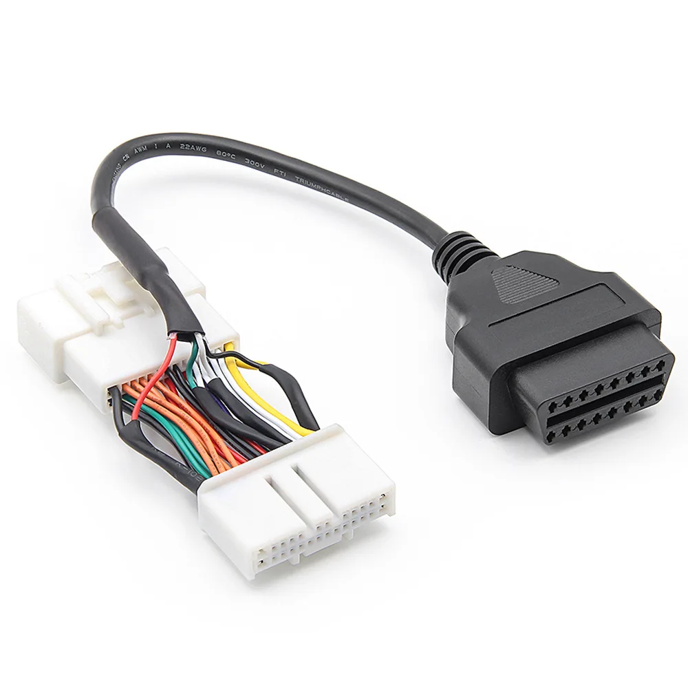 OBD2 Connector Voor Tesla Model 3 Y 20/26Pin Obd 2 Diagnostische Auto Gereedschap Man Vrouw Om 16Pin Kabel voor Tesla Model Y Auto Adapter