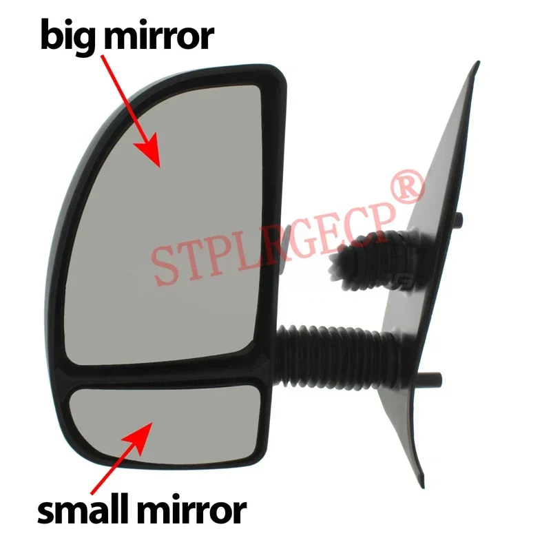 Für Fiat Ducato Citroen Jumper Boxer 2002-2006 Ersatz-Seitenspiegel Heizglas Beheizte Spiegellinse mit Platte – Detail 6