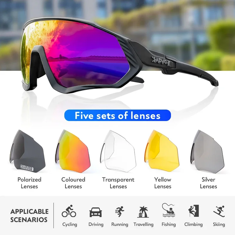 Gafas de sol polarizadas para ciclismo de montaña, gafas deportivas para ciclismo, gafas para bicicleta de montaña, gafas para ciclismo para hombre y mujer