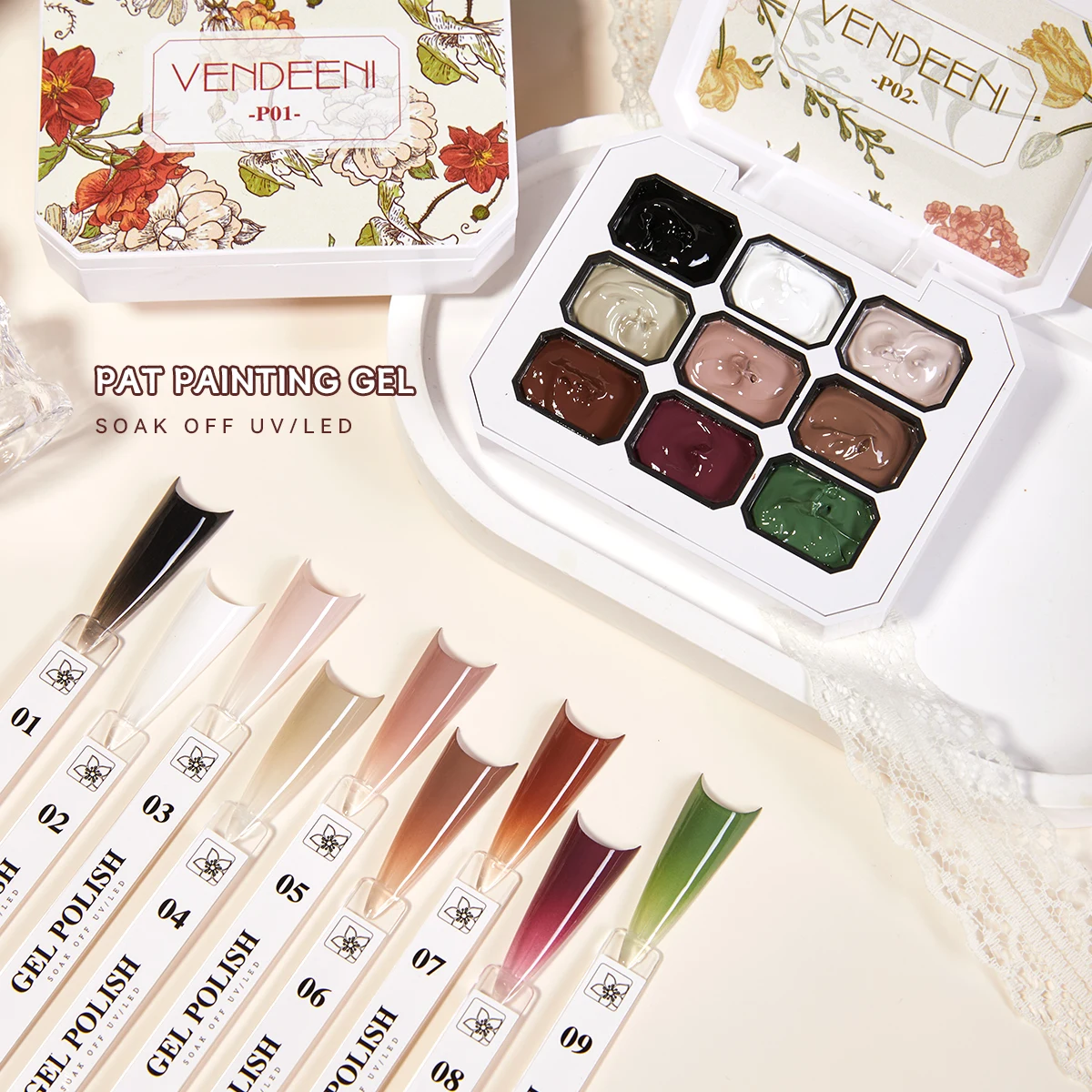 Semineni OEM 5-Farben-Set, niedriger Preis, 15 ml, gleitendes Cat-Eye-UV-Gel-Nagellack-Set, hochwertiges, magnetisches Neon-Cat-Eye-Gel-Nagellack zum Einweichen