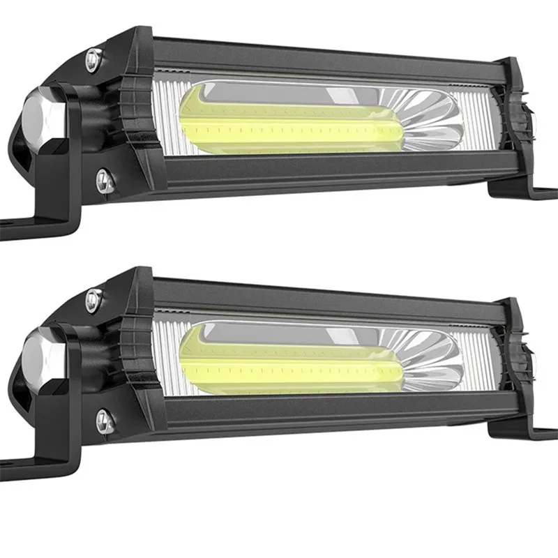 

Высокояркий водонепроницаемый COB LED прожектор для внедорожников, грузовиков, 12В/24В, 6000К, автомобильный рабочий фонарь, ДХО