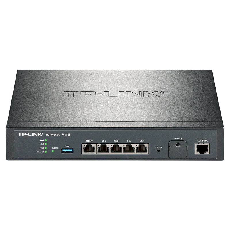 جدار الحماية المحسن TP-LINK TL-FW5600 ثنائي النواة 5 1000 متر منافذ RJ45 حماية شاملة من الهجوم توجيه غني النسخة الصينية