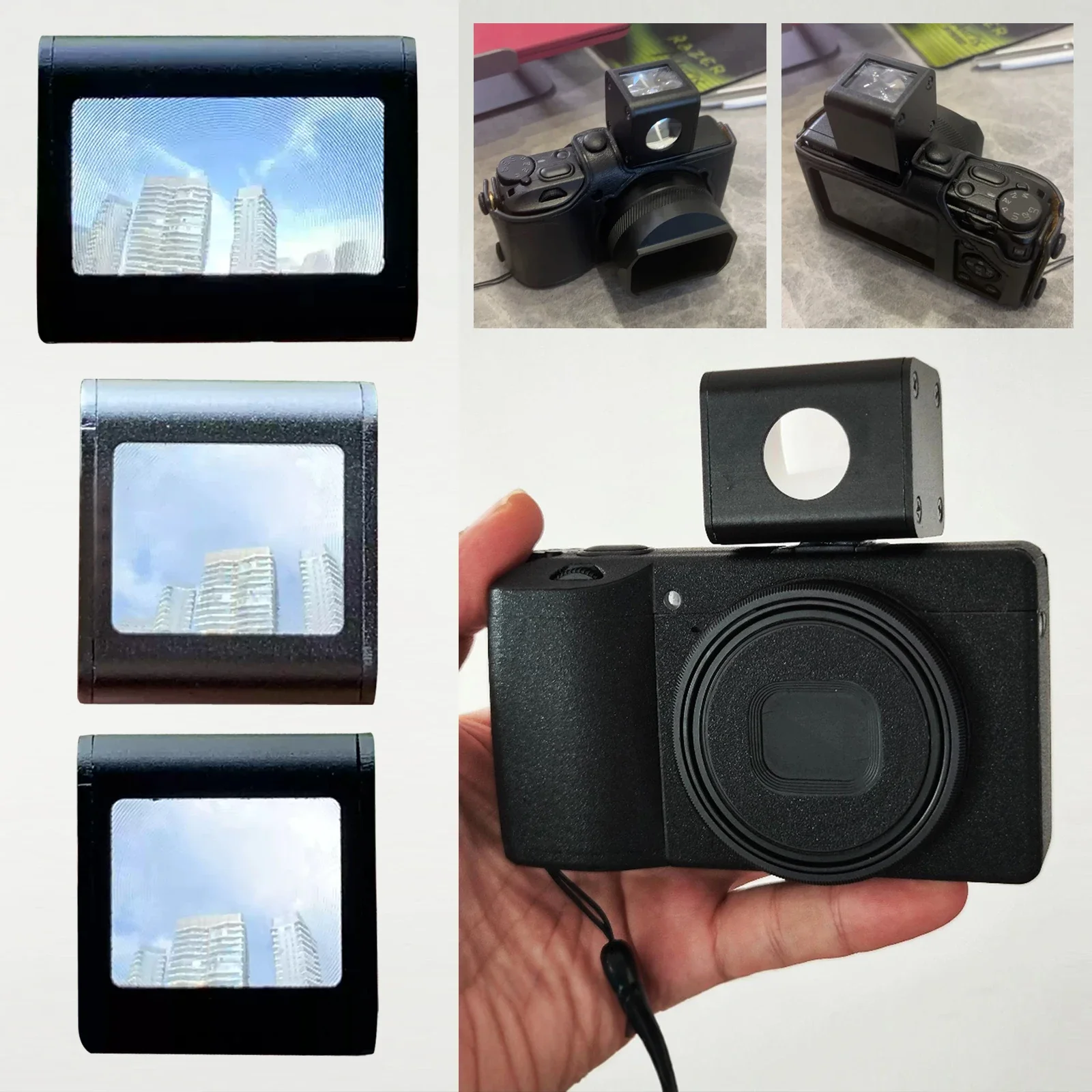 

New Waist Level Viewfinder Metal Shell Compatible with 28MM Focal Length GR3X Lens 40MM Camera Accessories