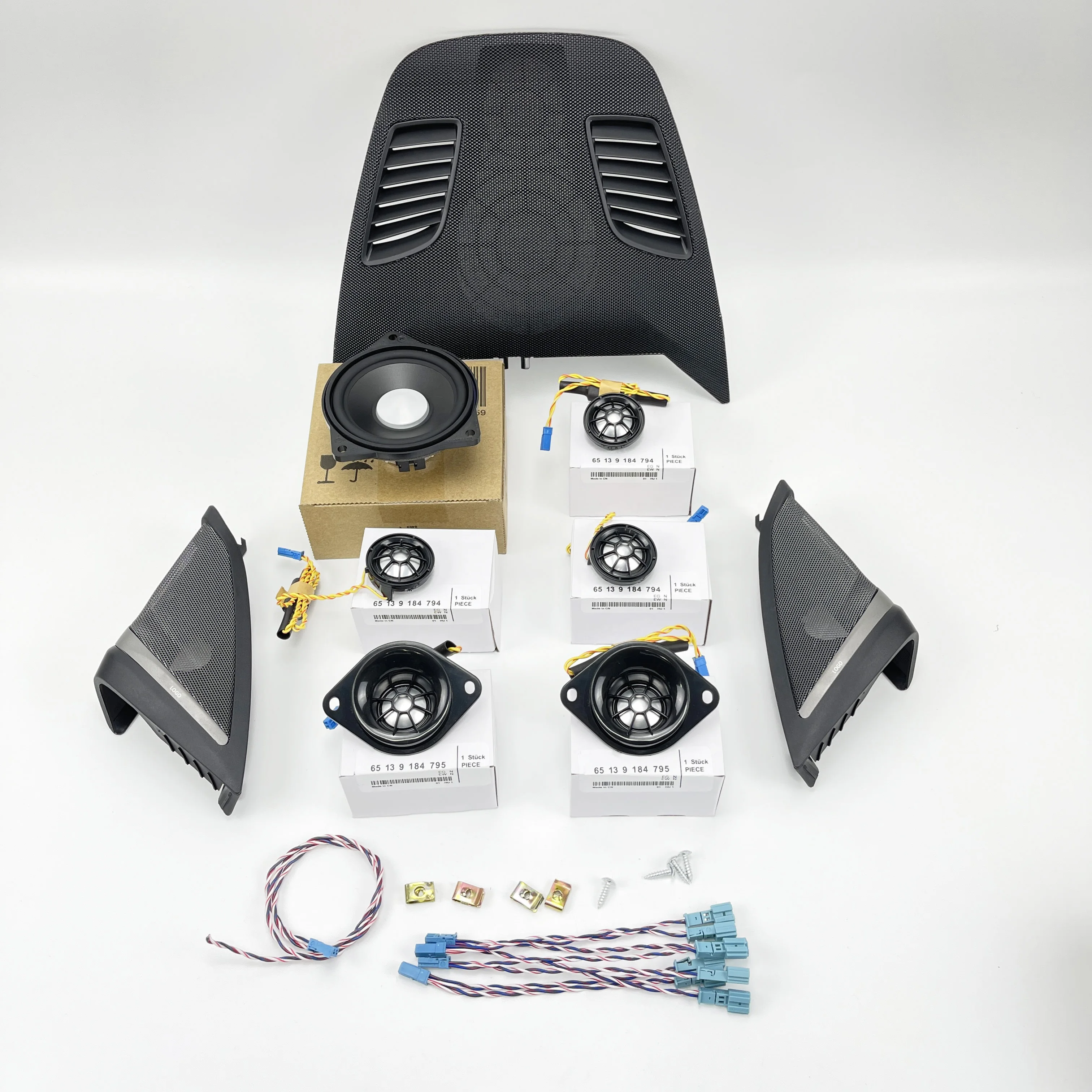 

Car Front Door Speaker Cover For BMW G30 5 Series Panel Protect Stereo Midrange Loudspeaker Horn Lid Upgrade Trim Tweeter Audio