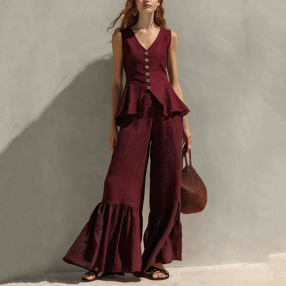Women's Vintage Elegant Ruffle - Women Formal Blouses For Evening Wear ulasan dan harga