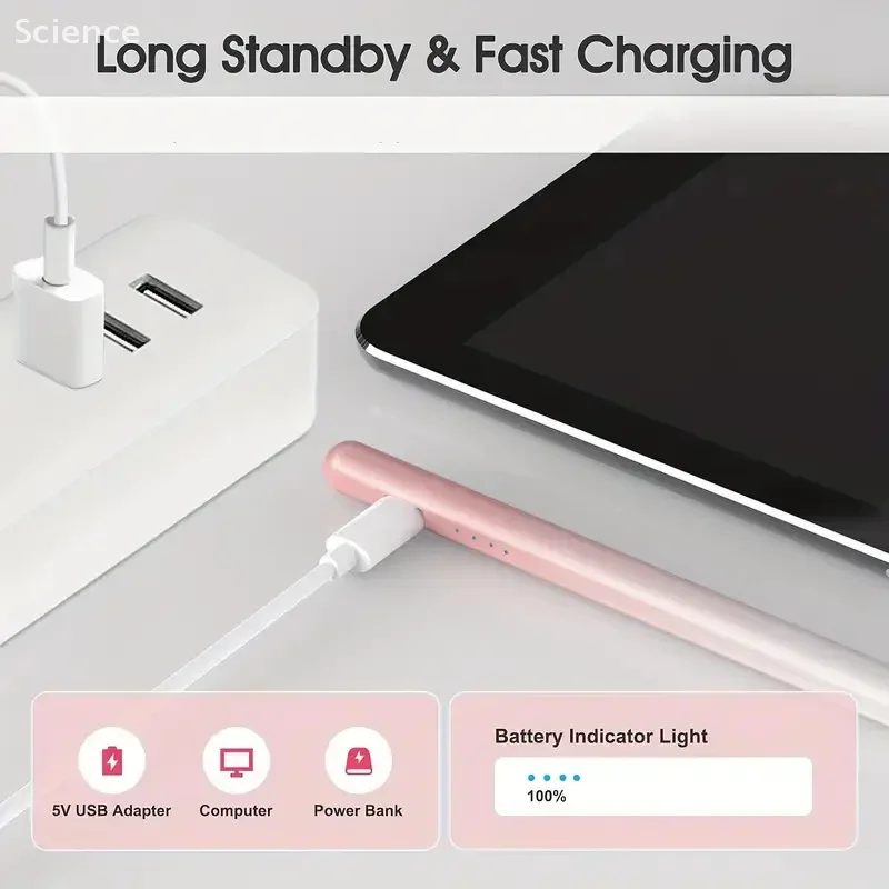 Stylus Pencil For Apple IPad With Magnetic Charging (Compatible With All Touch Screen IPads)