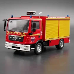 Diecast 1:43 Scale  MAN TGL Fire Engine Alloy Vehine Model Finished Simulation Collection Decoration Gift Toys Display