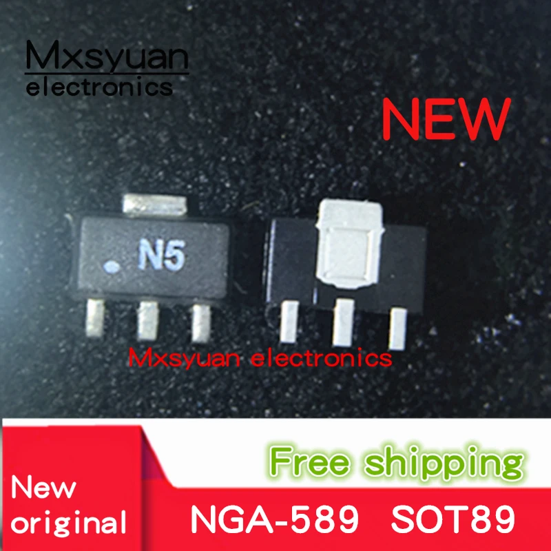 شحن مجاني 10 قطعة ~ 50 قطعة/الوحدة NGA-589 NGA-5 بمناسبة N5 SOT89 جديد الأصلي