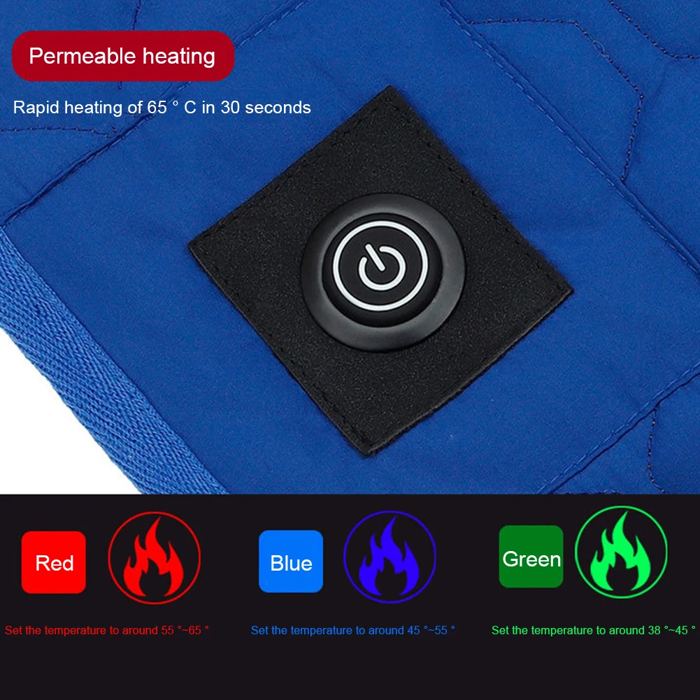 7-zones-heating-sleeping-mat-38-to-65℃-3-gear-camping-sleeping-mattress-usb-powered-for-outdoor-camping-hiking