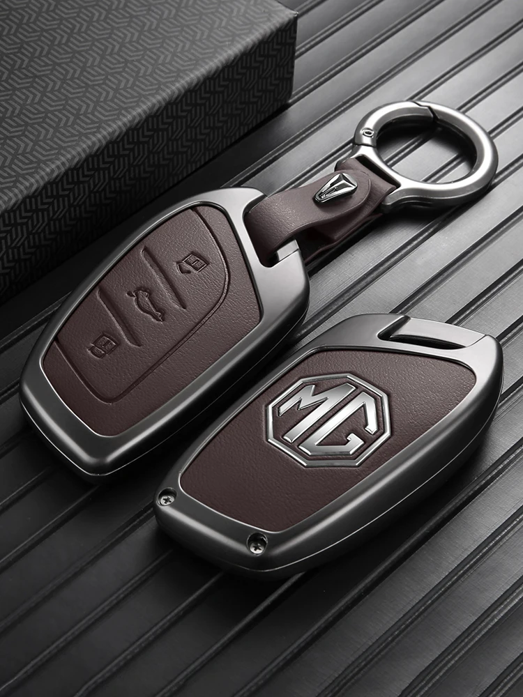 Autoschlüsselhülle für MG aus Zinklegierung, vollständiger Schutz, stoßfest, MG ZS, MG 4, MG HS, MG 5, MG RX8, robustes Autozubehör – Detail 3