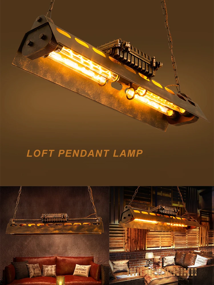 JOYINLED 78cm Scandinavische industriële creatieve hanglamp Art Loft Vintage restaurant hanglamp Retro Edison gloeilampen - afbeelding 2