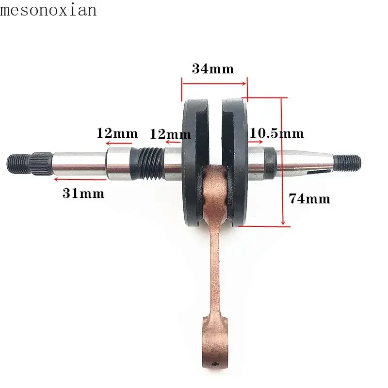 Motorcycle Engine Parts Crankshafts Connecting Rods for Honda DIO50 24/27/28 DIO 50 50cc