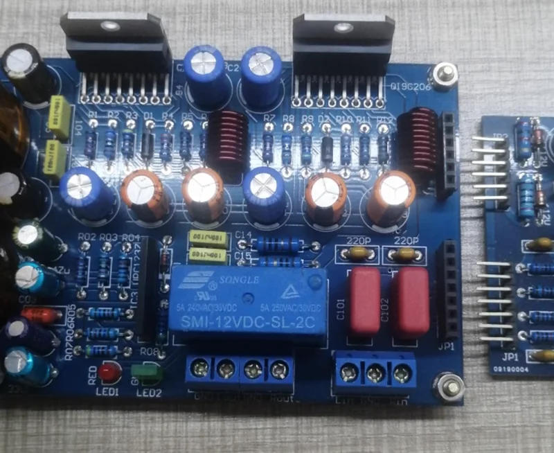 Dual AC26V 100W*2 TDA7293 Stereo Audio Amplifier Board With NE5532 Preamp Amplify