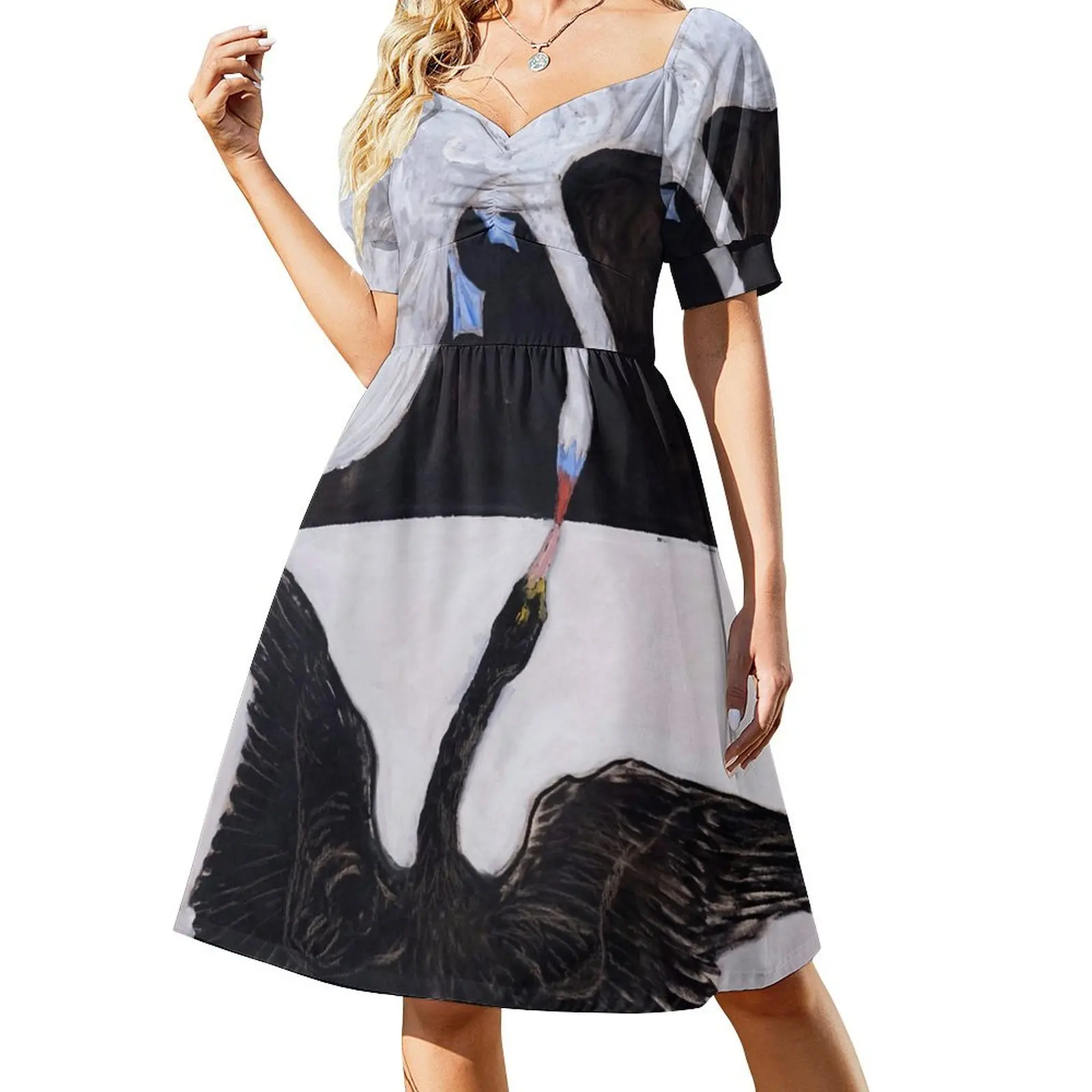 Hilma af Klint The Swan, No. 01, Group IX-SUW Short Sleeved Dress clothes for woman dresses korean style Dress