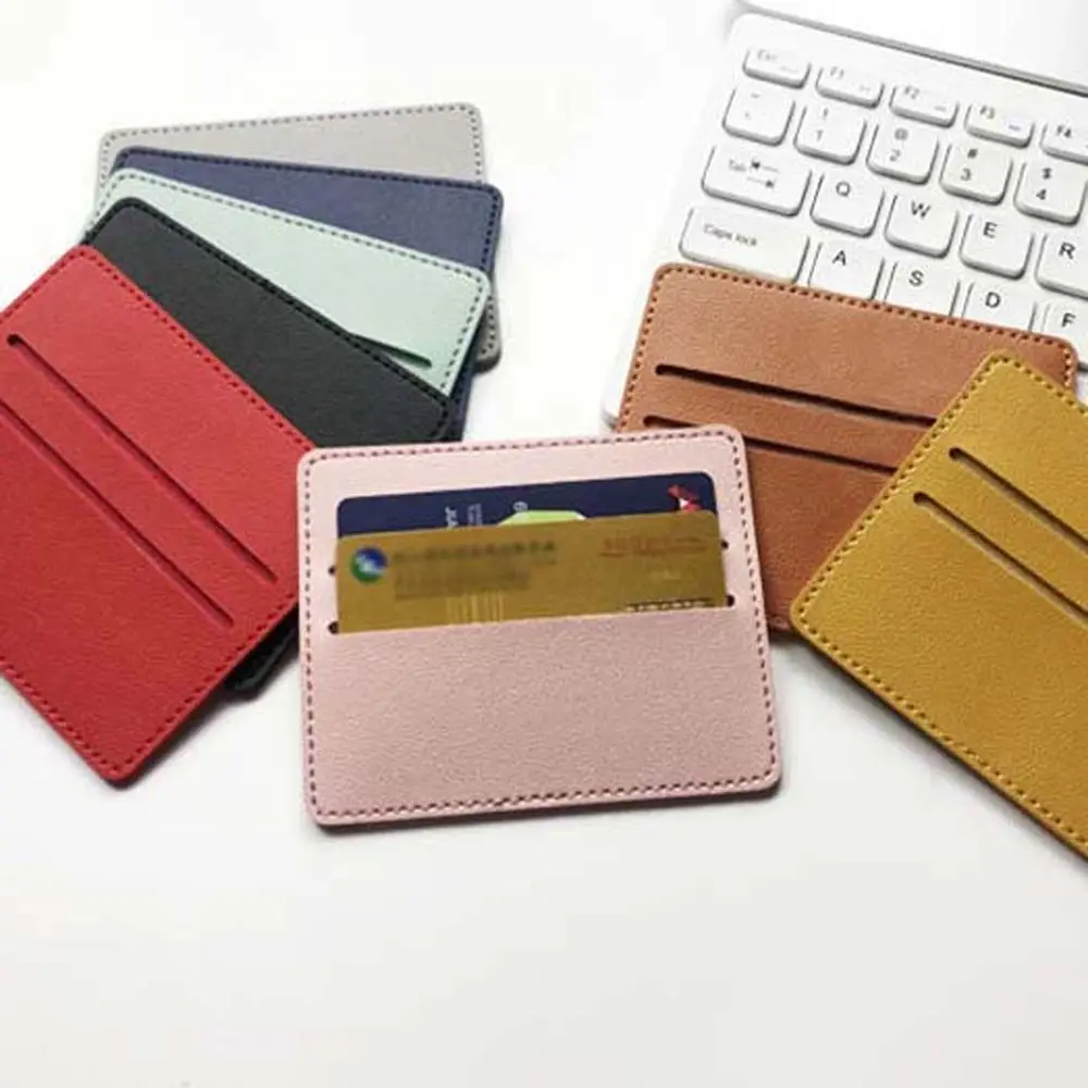 

Colorful Thin Bank Card Credit ID Card Coin Pouch Bank Card Bag Business Wallet Slim Card Holder