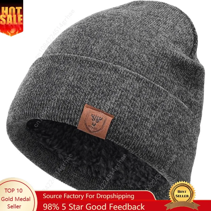 

Winter Beanie Daily Hat - Thermal Polar Fleece Ski Stocking Skull Cap for Men and Women