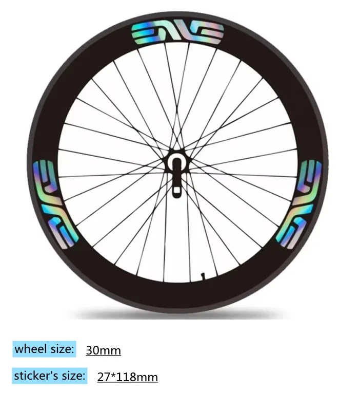14 Stück/Set für Bogacha bei den Weltmeisterschaften ENVE SES Rennrad-Laufradaufkleber, Farbwechsel-Laufradsatz-Bemalung, 50 mm Höhe