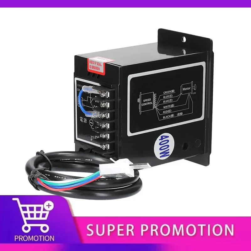 AC Asynchronous Motor Speed Controller with Forward and Reverse Rotation 6W-400W Adjustable Power Control for Industrial Use