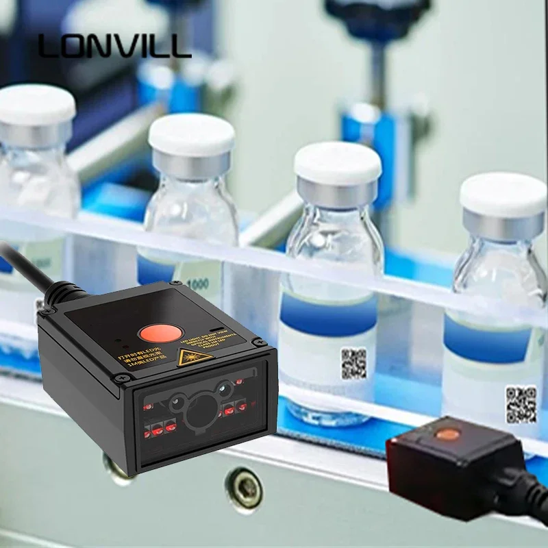 

Medicine Data Reader Module Code39 Barcode Scanner For Conveyor Belt