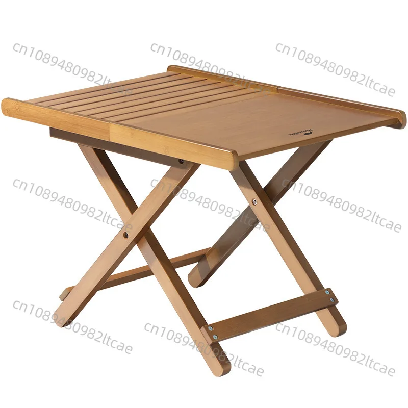 

New IGT Bamboo Platform Table Portable Outdoor Camping Folding Table Picnic Barbecue Table