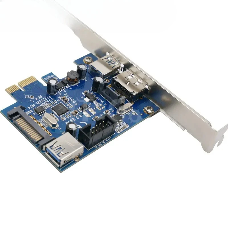

ESATA expansion card PCIe to USB 3.0 adapter card, motherboard with built-in 9-pin 9-pin USB