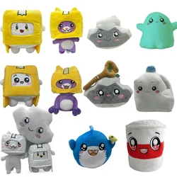 Lanky -- scatola rimovibile cartone animato Robot peluche regalo per bambini trasformato in una bambola ragazza letto cuscino Kawaii regalo adorabile