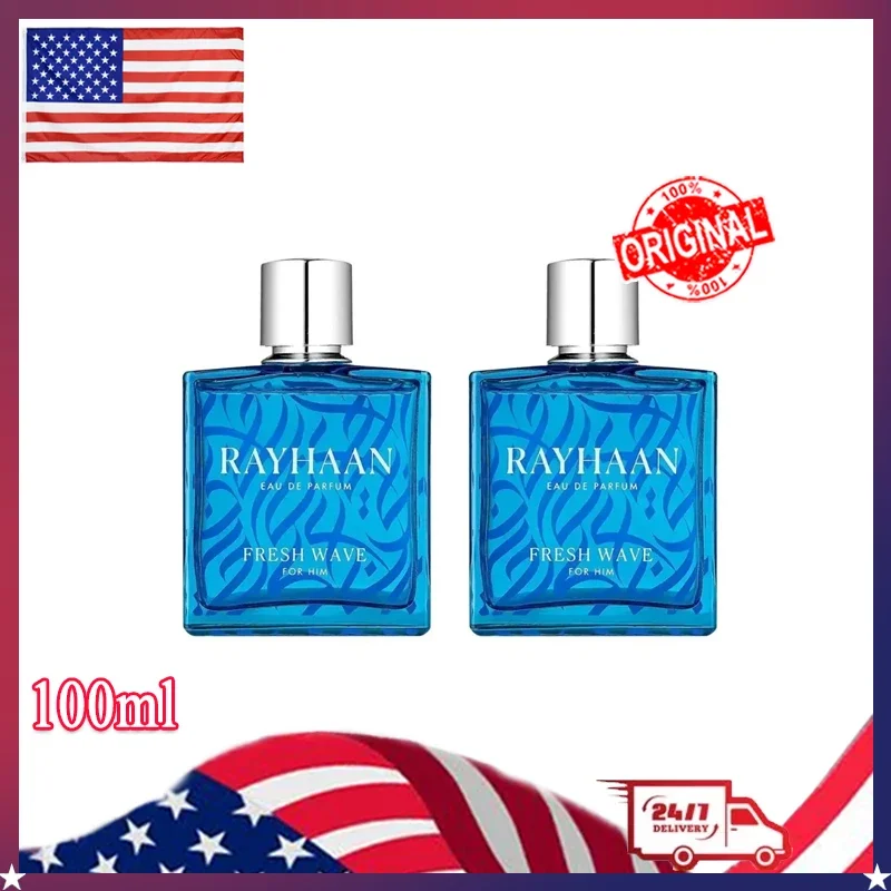 

100 мл парфюмерная вода Fresh Wave, парфюмерный спрей унисекс, 100 мл, оригинальные арабские духи, стойкий пряный древний янтарный парфюм, подарок