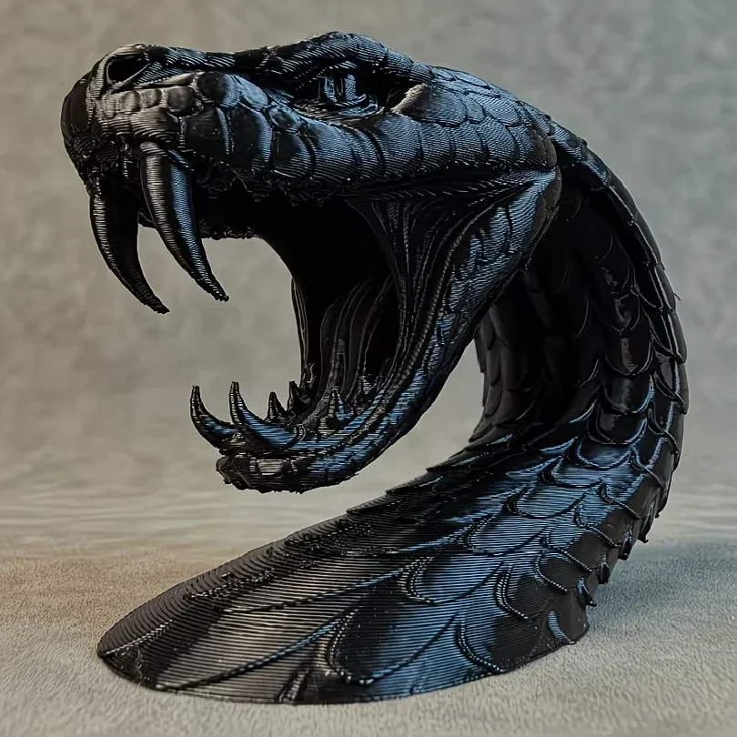 Snakehead Decoration Python Model Desktop Creative Ornament Home Decoration