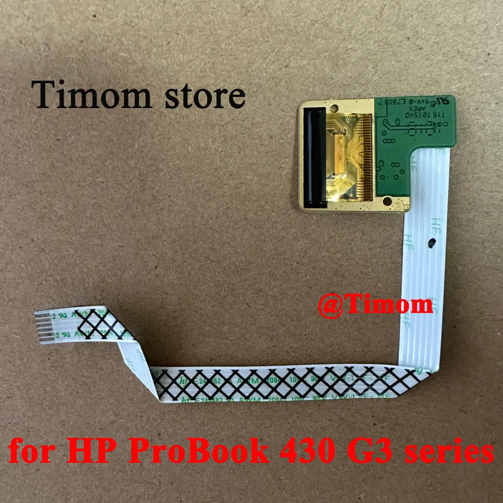 BJTHS1F1000 for HP ProBook 430 G3 series Original New Laptop Fingerprint Recognition Module Switch Button with Cable