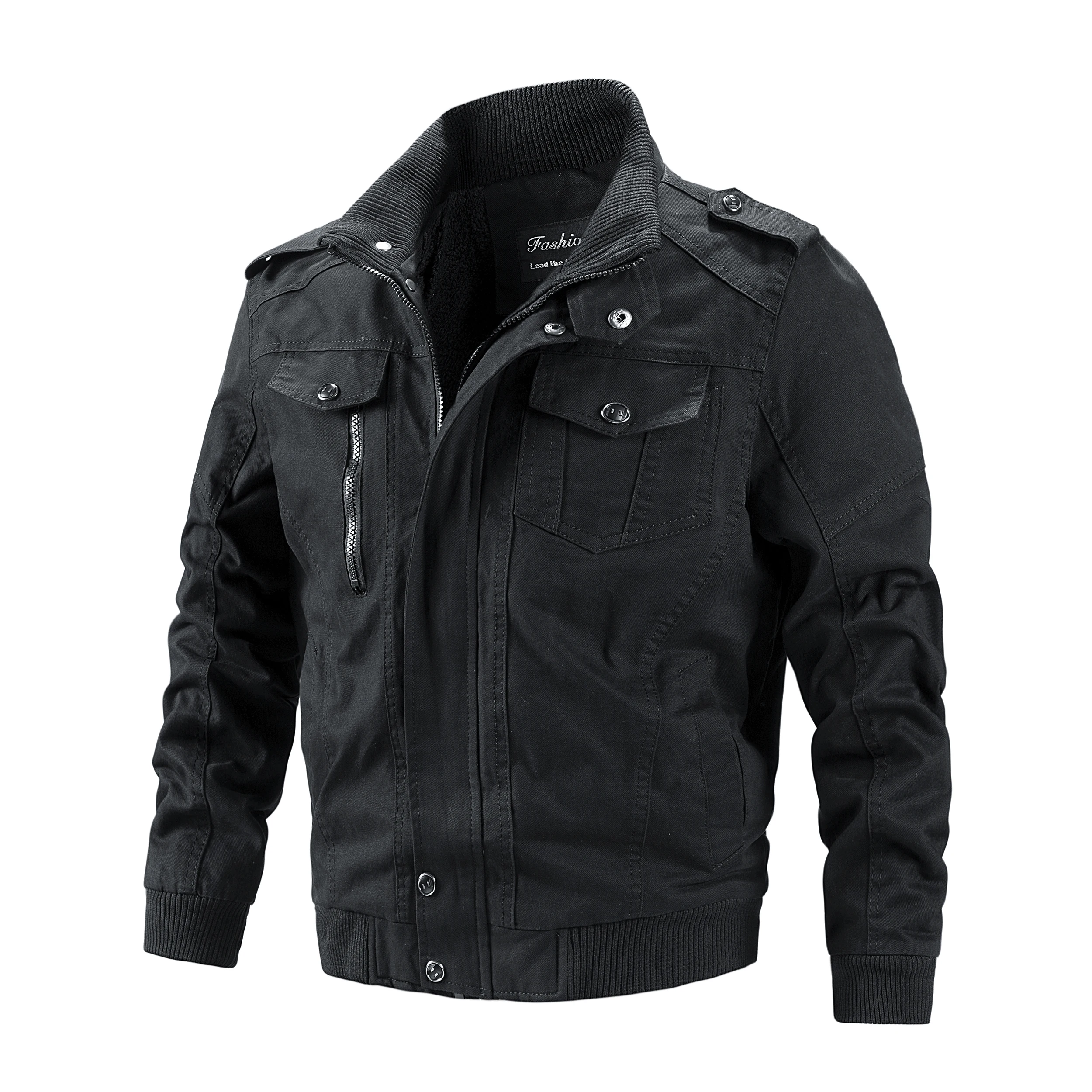 

Thick Jacket Men's Workwear Jacket Fashionable and Trendy Casual Jacket Cold Resistant Jacket Windproof Warm Men's Casual Jacket