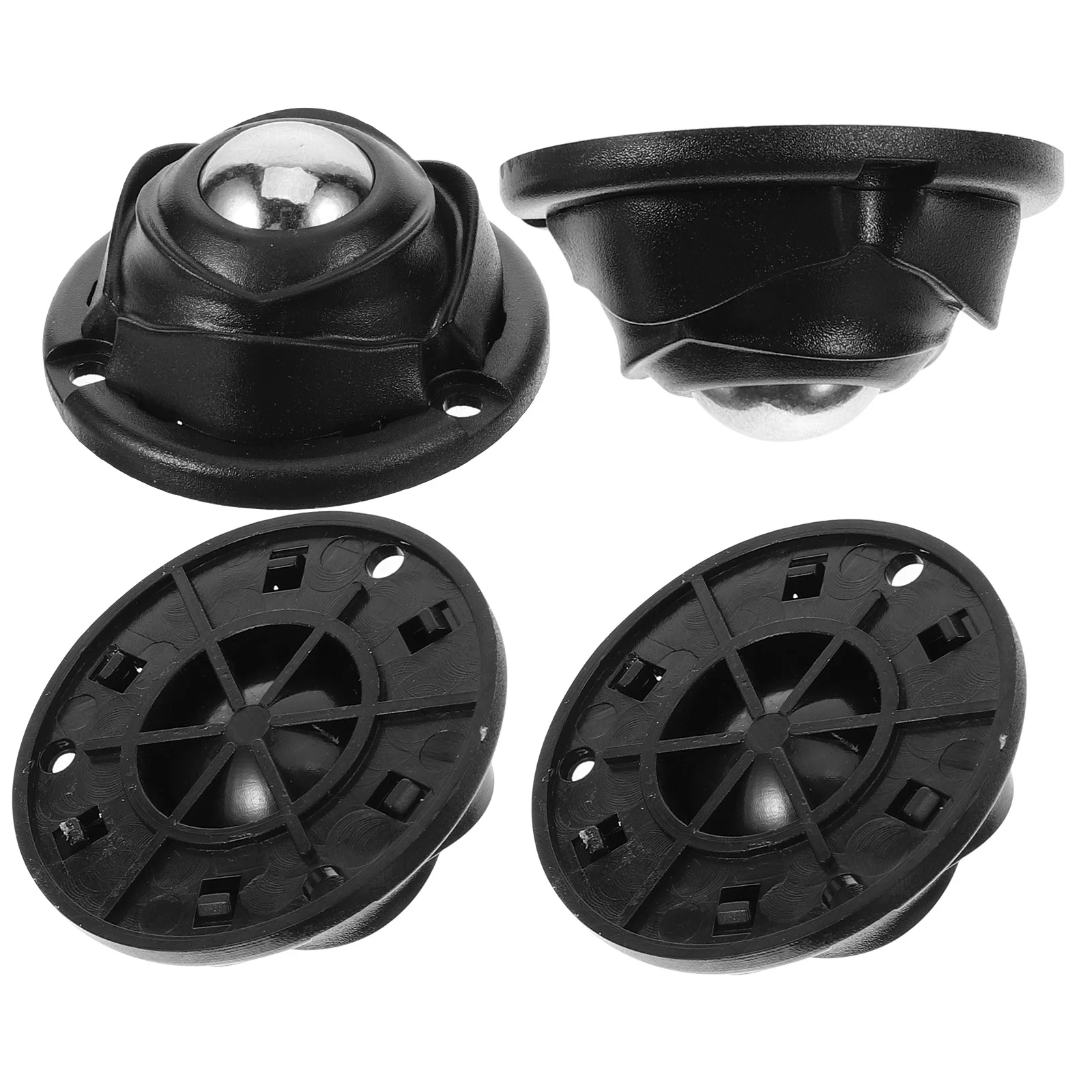 Self Adhesive Casters Trash Can Wheels Swivel Small Mini for Kitchen Appliances Furniture Utensil