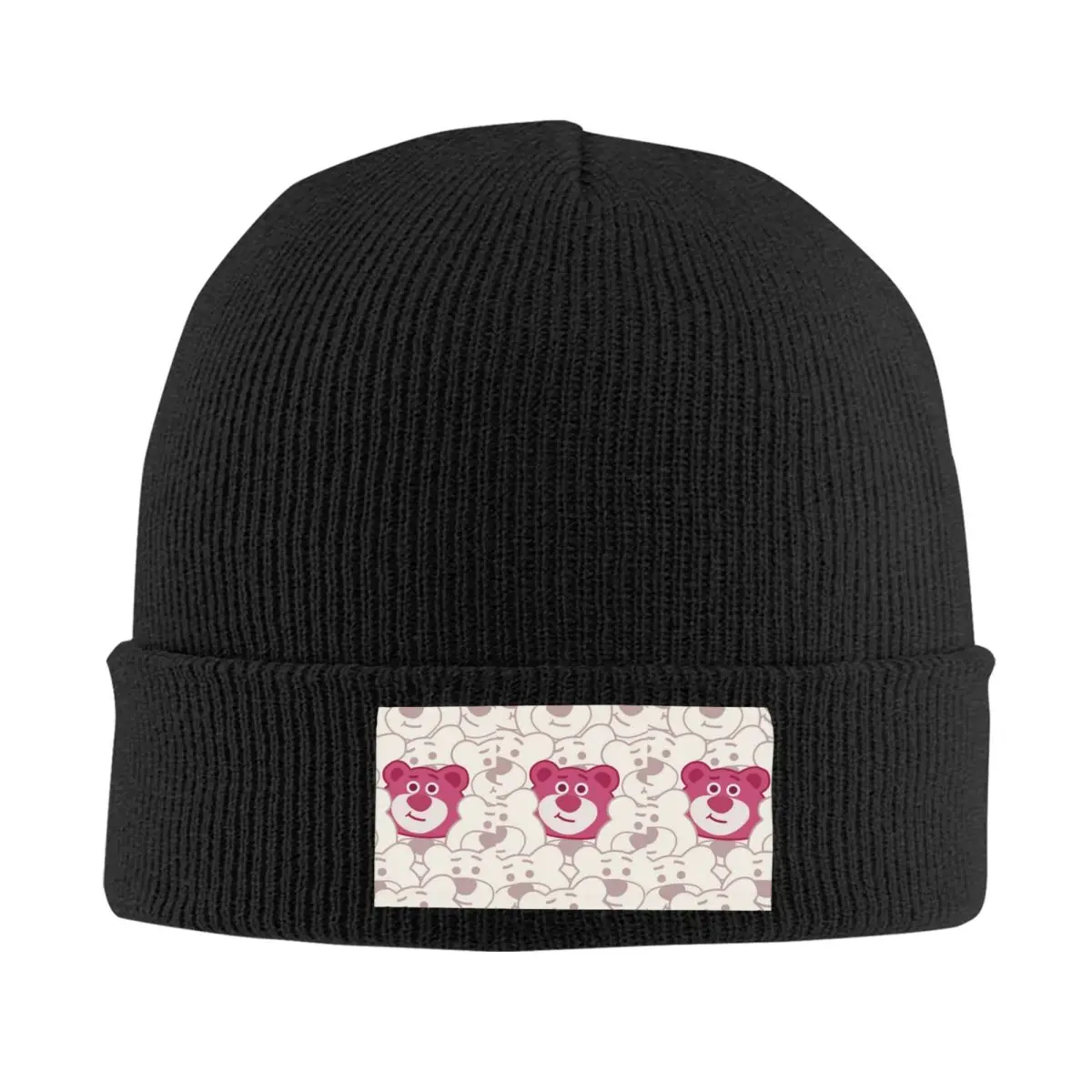 

Custom Lotso Anime Skullies Beanies Caps Cool Winter Warm Men Women Knit Hat Unisex Adult Bonnet Hats