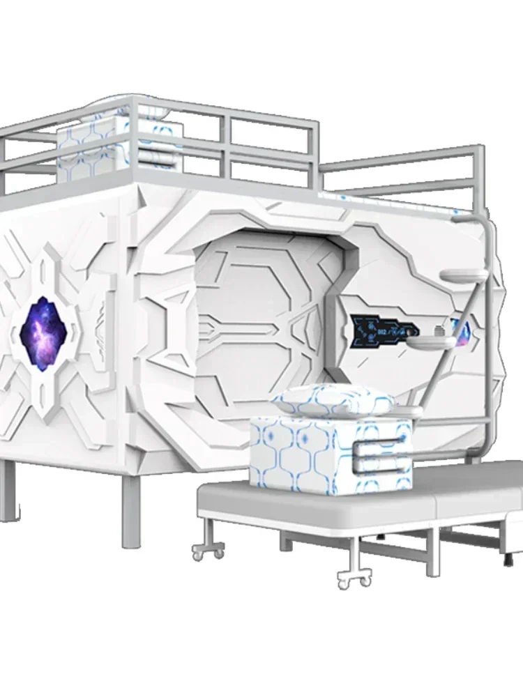 Family Capsule Bed Youth Sleep Cabin Bed Space Capsule Upper and Lower Bed Family Space Capsule Space