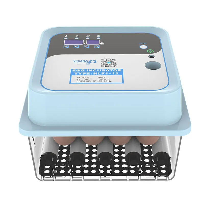 

Small Intelligent Fully Automatic 12 Egg Incubator New Condition for Household Chicken and Quail Breeding