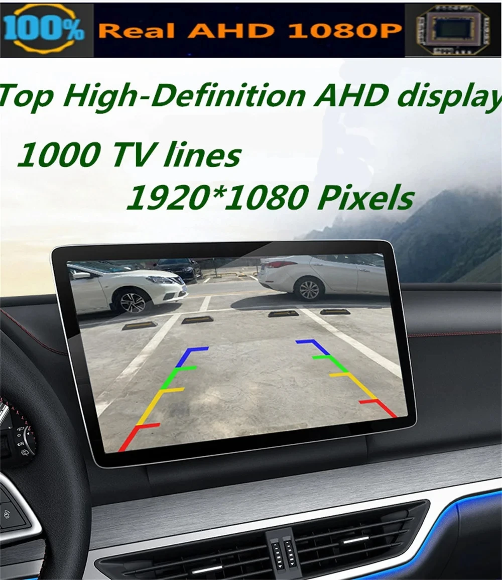 170 ° AHD 1080P Golden Lens Reverse Car Vehicle Camera per SEAT Ibiza 6L MK3 2002 ~ 2008 Ibiza 6J MK4 2008 ~ 2015 Monitor retrovisore