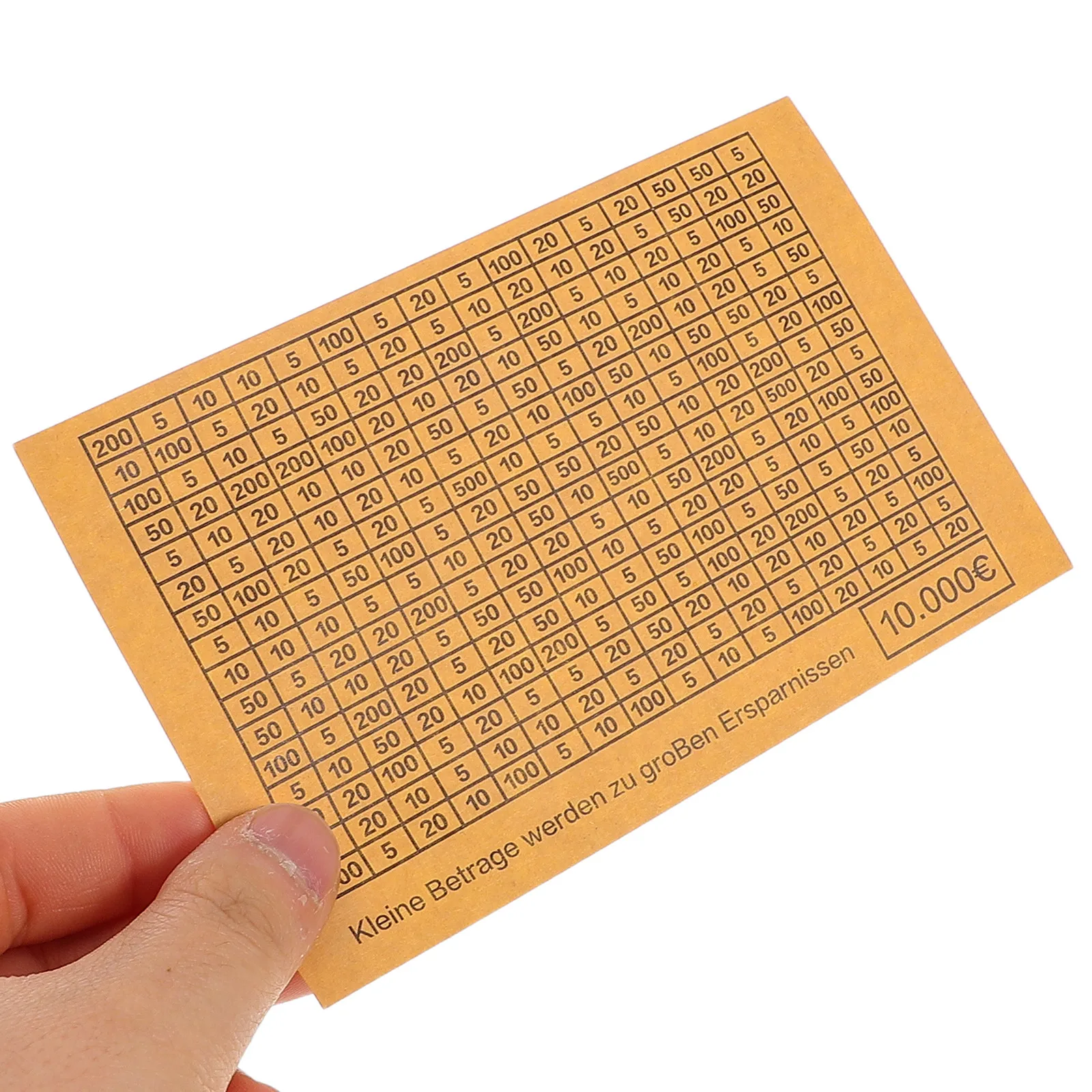 

20 Sheets Money Saving Stickers Piggy Bank Goal Number Sticker DIY Piggy Bank Euro Numbers Budgeting Labels for Money Box