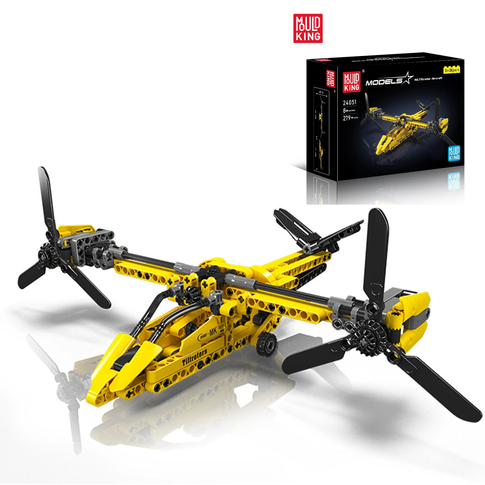 

Mold King 279 шт. наклонный самолет мини-строительные блоки STEM развивающая игрушка для детей и взрослых