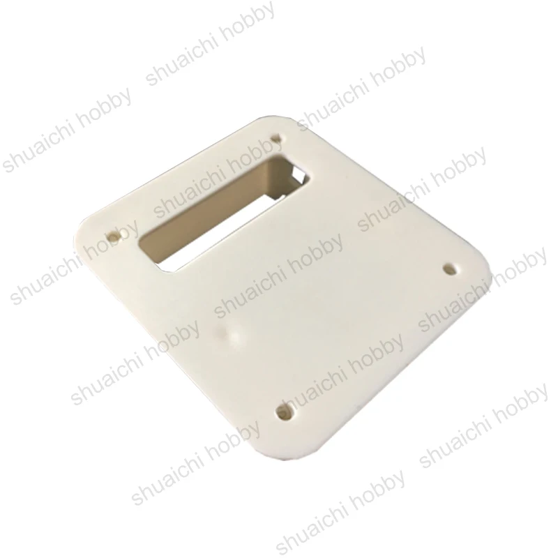 2Sets 9g Servo Protection Case White Anti Sweeping Teeth Steering Gear Fixed Shell Holder 4.4x4.8cm for RC Drone Model Airplane