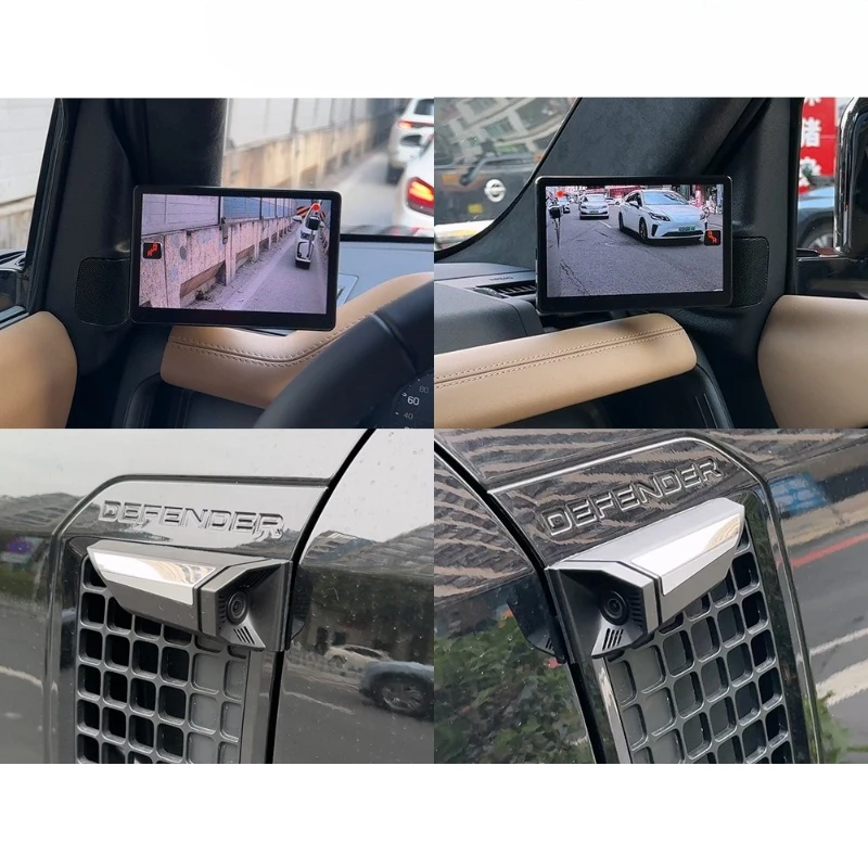 5. 89-inch in-car HD side view CMS electronic rearview mirror with hidden A-pillar