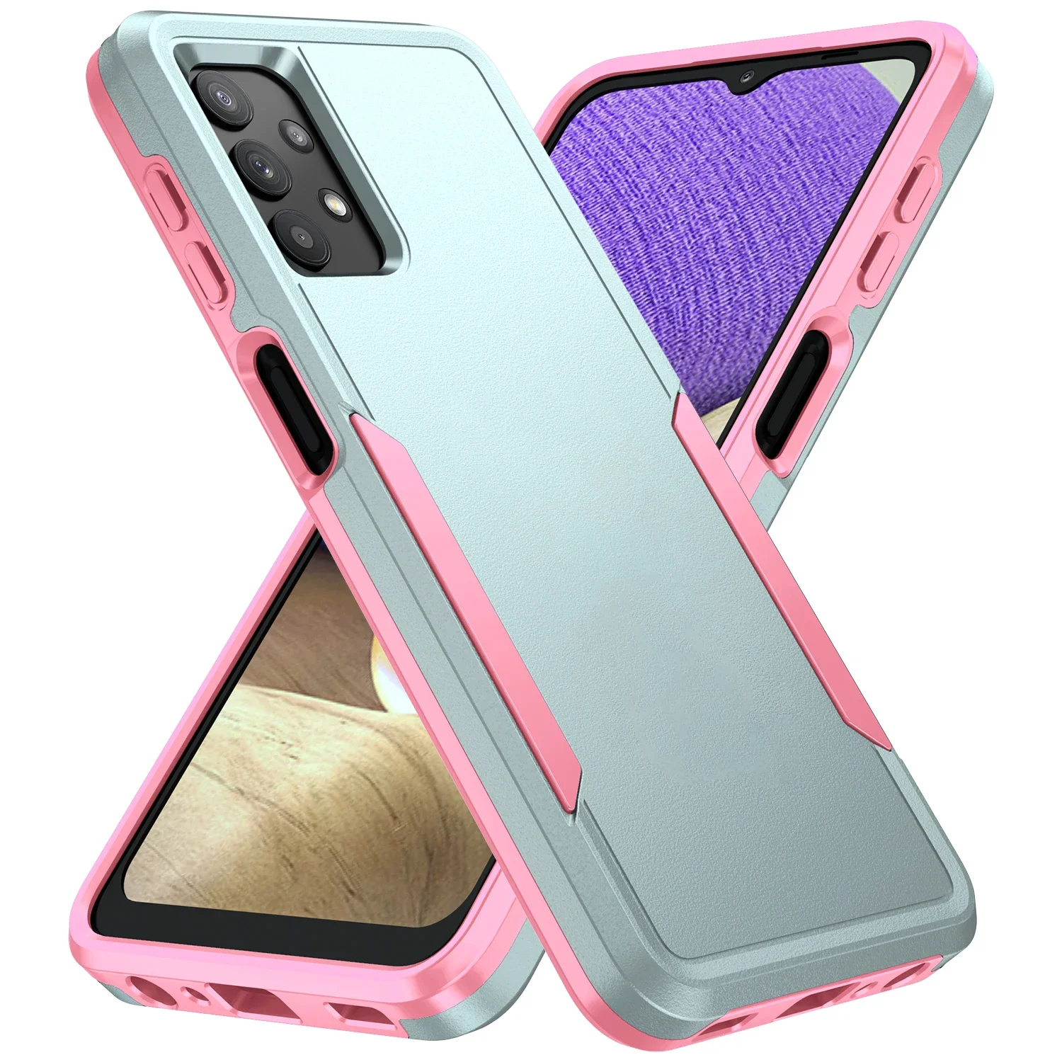 For samsung A55 5G A54 A14 A53 S24 Ultra s23 FE S22 Plus Phone Accessories Hard Case for Samsung Galaxy A55 A15 A35 Funda Cover