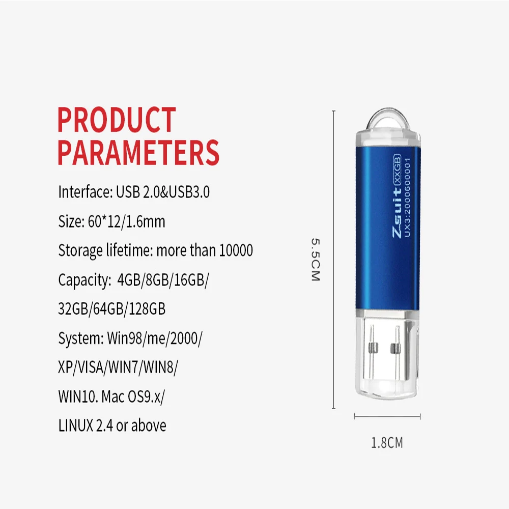 Unidad Flash Usb 100 de Metal, Pendrive de 4GB, 8GB, 64GB, con logotipo personalizado, regalo, resistente al agua, 2,0 piezas