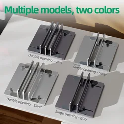 Vertical Laptop Stand For MacBook Air Pro Slots Aluminum Notebook Stand For MacBook Pro Tablet IPad Phone Holder