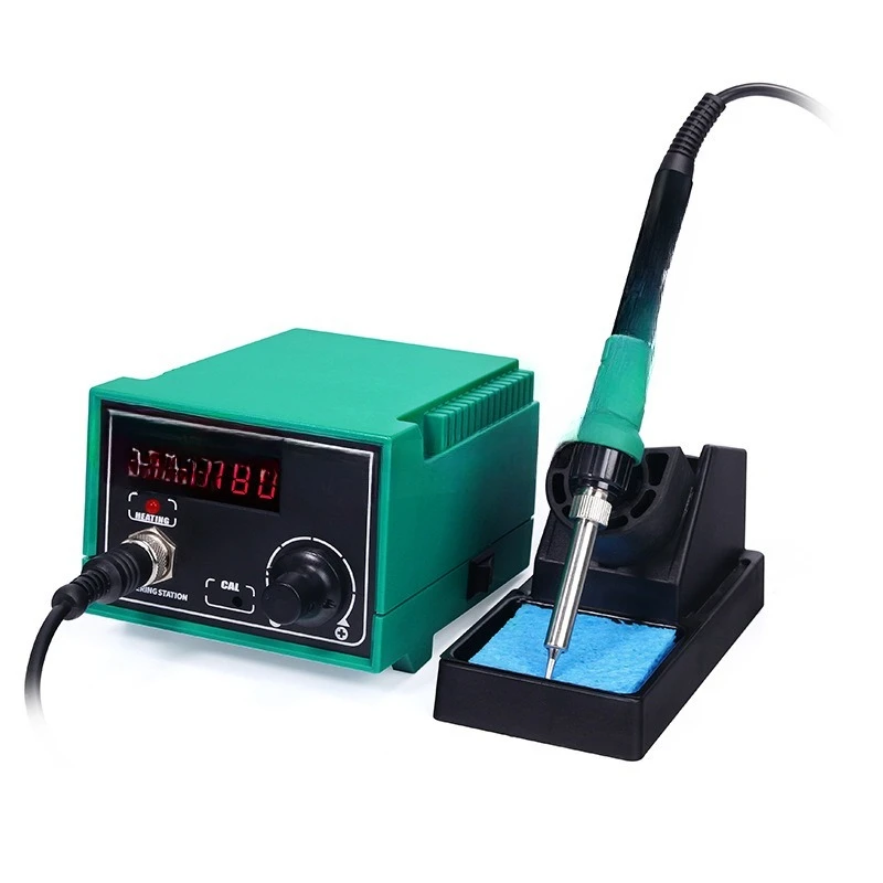

Temperature regulation electric welding table, digital display 60W electric soldering iron, lead-free welding table 936