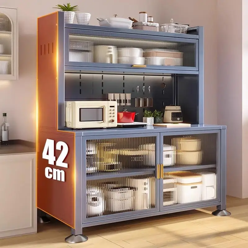 Kitchen shelves, side lockers, floor-to-ceiling multi-layer ovens,pots, electrical appliances, multi-functional storage cabinets