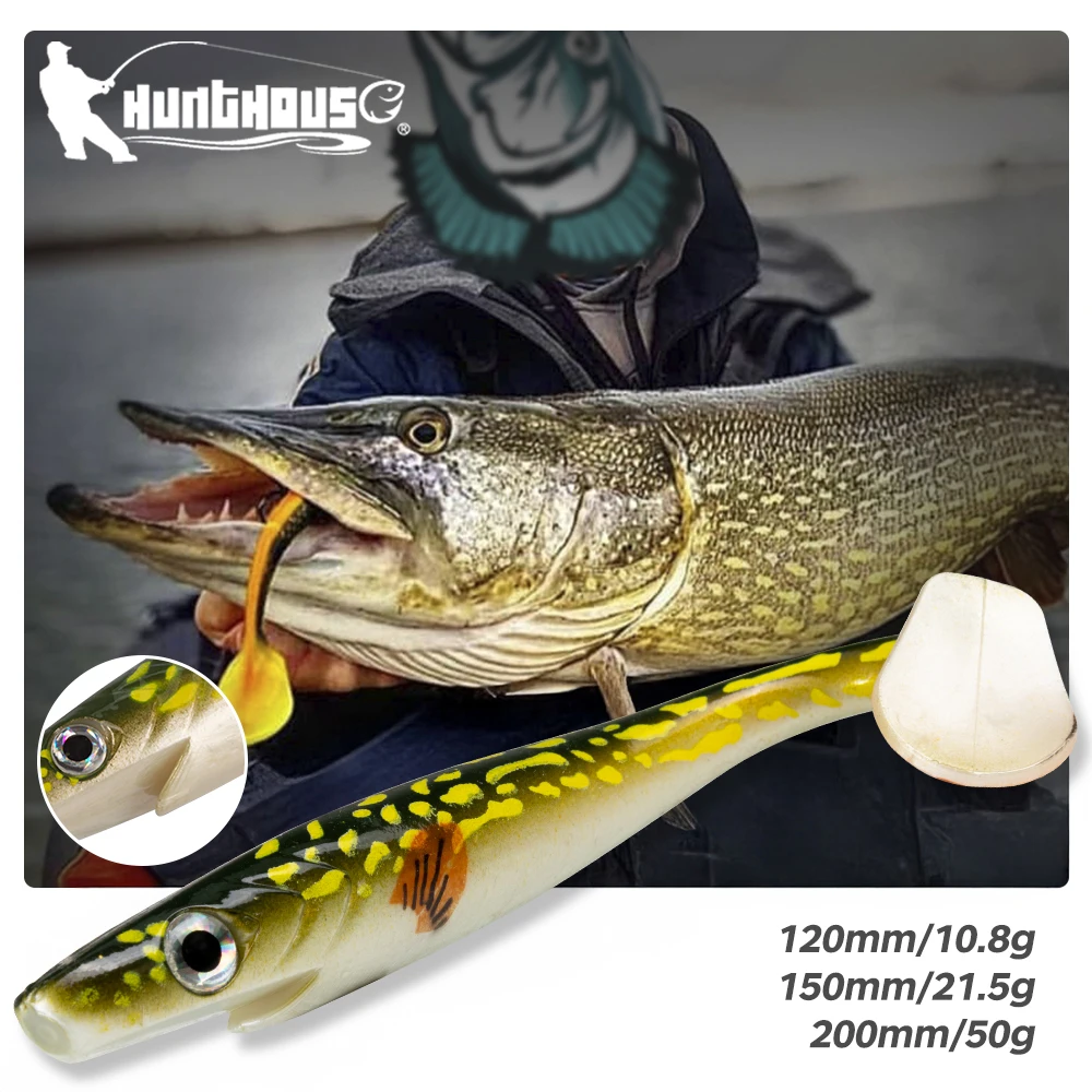 Hunthouse Pro Shad – Señuelo shad 20cm 50g para lucio - imagen 2